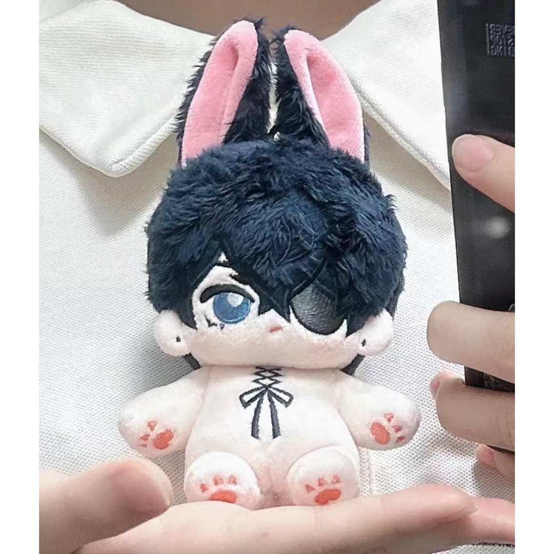 即納)黒執事 うさぎ シエル 10cm 着せ替えぬいぐるみ 本体のみの通販