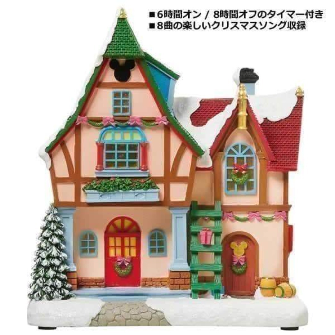 新品】ディズニー コストコ クリスマスビレッジ 13ピースセット