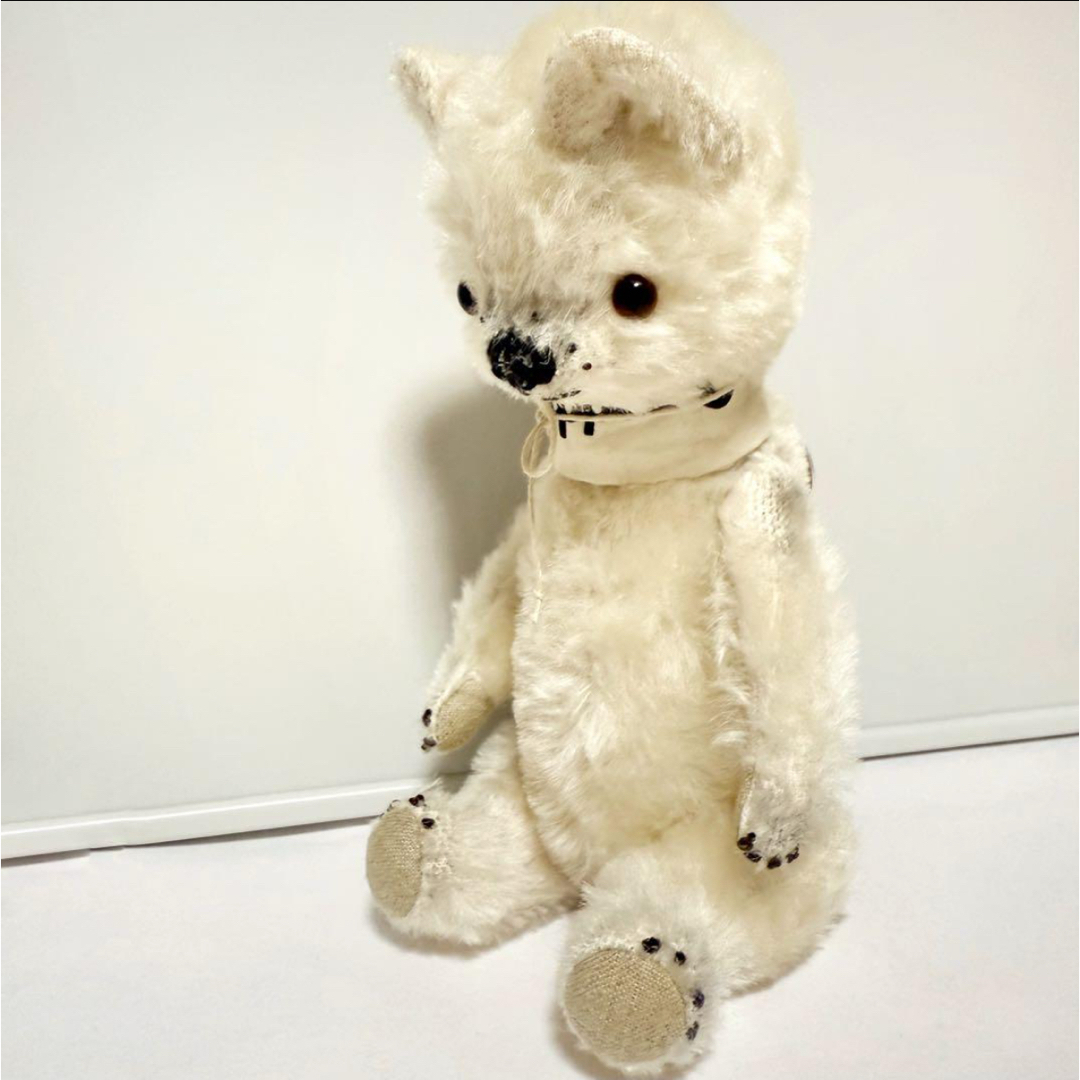 hippie coco テディベア 希少 白 表紙モデル色違い アーティストベア