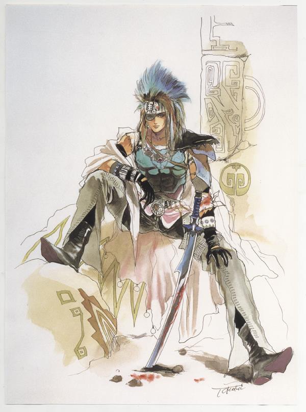 カラー複製イラスト11枚セット 小林智美 ロマンシング サ・ガ SP-1763