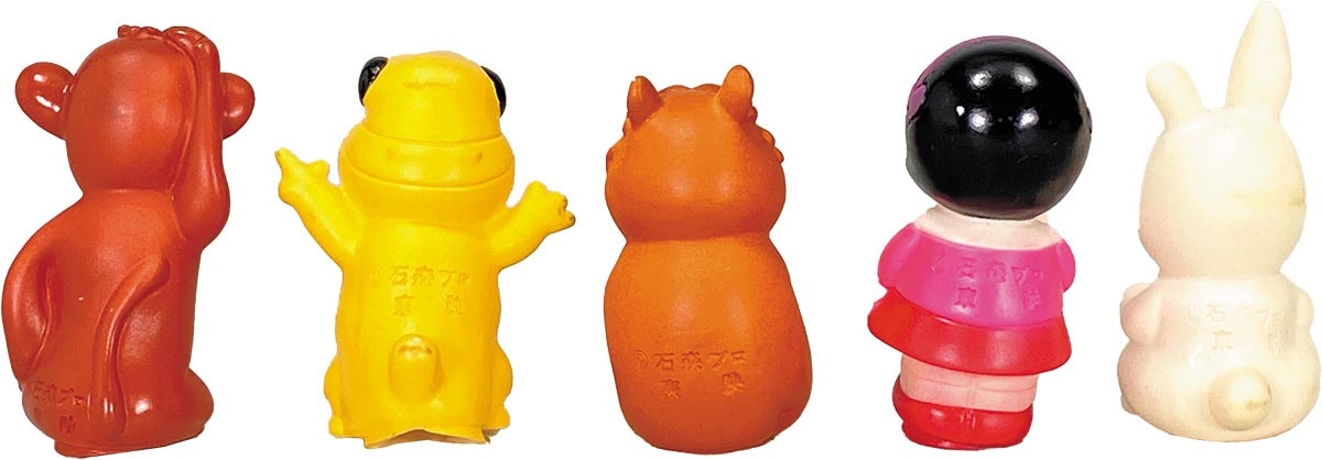 1496］ タカラ さるとびエッちゃん ゆび人形