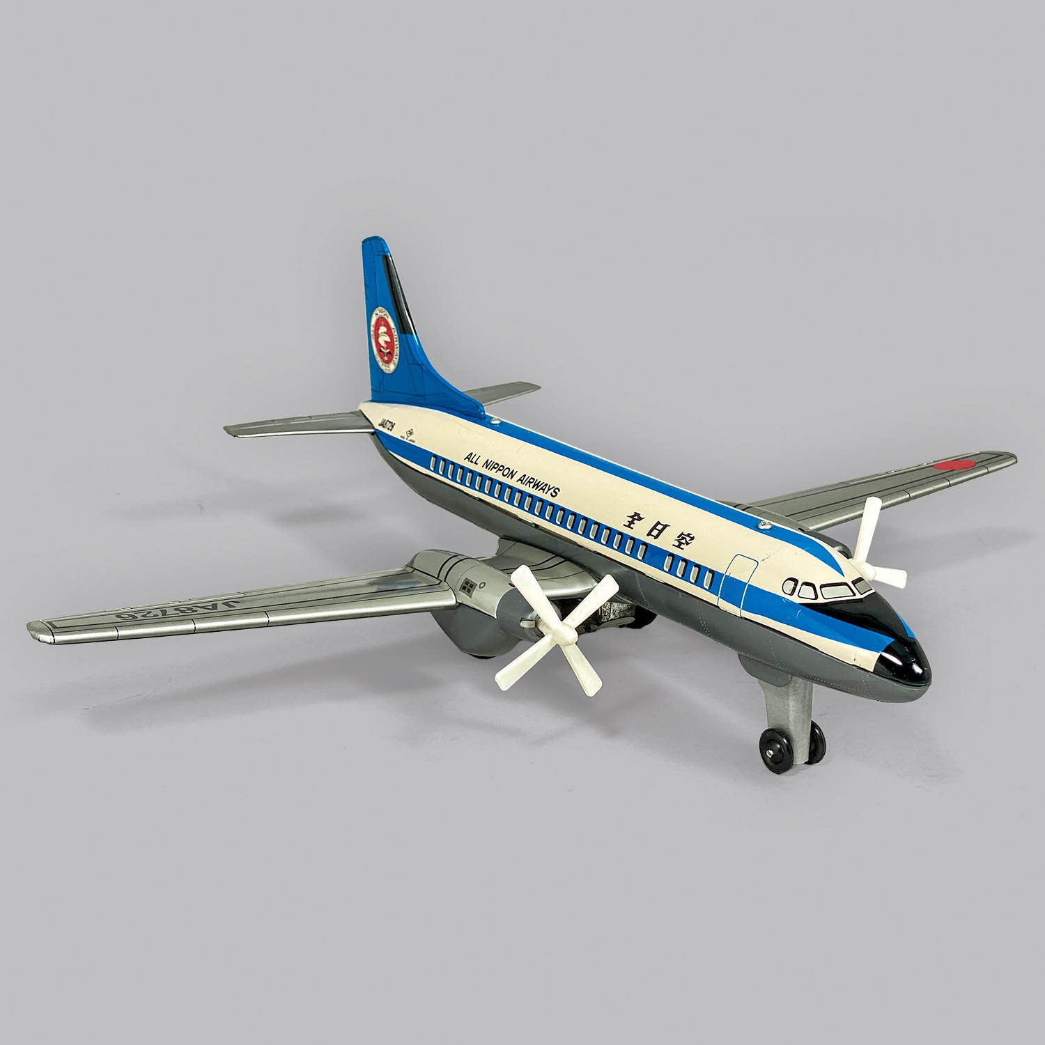 全日空 ブリキ 2機 セット 昭和レトロ】YS-11A 飛行機 全日空 ブリキ