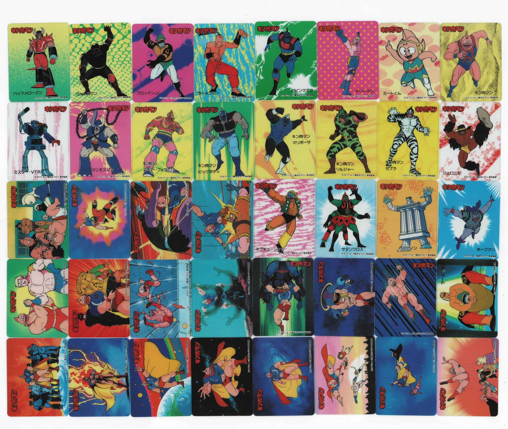 2501] キン肉マン クリアカード 王位争奪戦 全40種セット