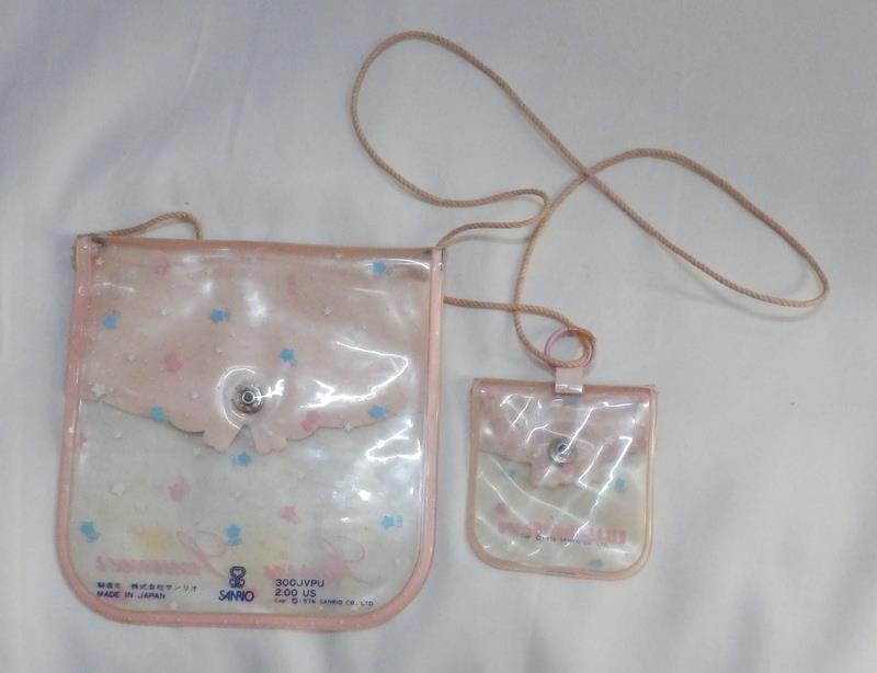 サンリオ リトルツインスターズキキララ ポシェット風ビニールバッグ