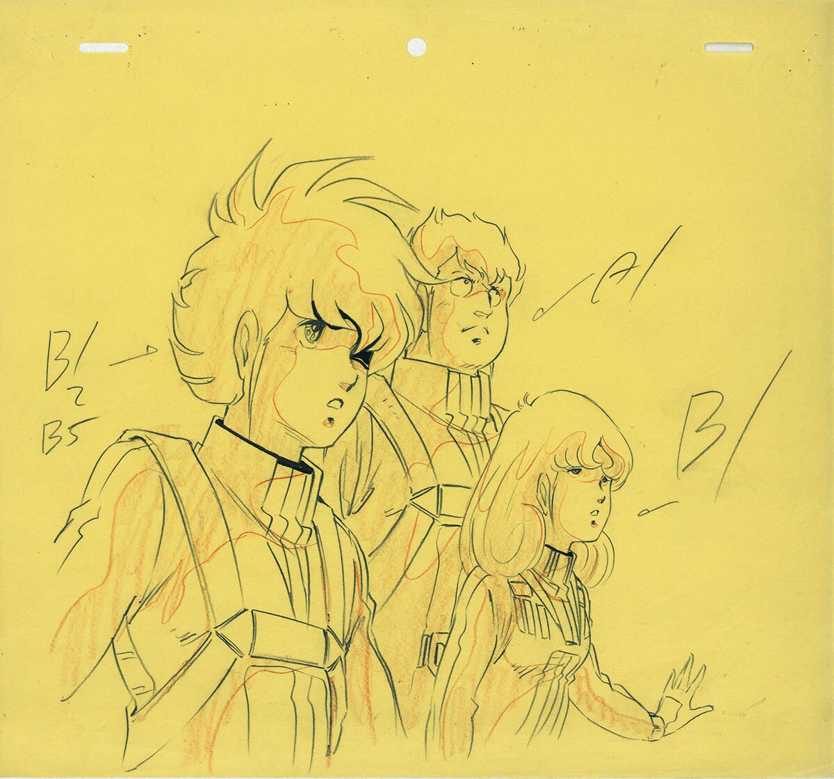 3322] 超時空要塞マクロス 修正原画 / 直筆:美樹本晴彦