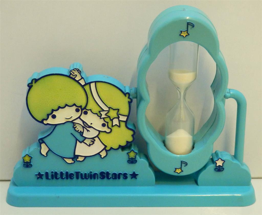 70年代サンリオ リトルツインスターズ キキララ 砂時計 白砂