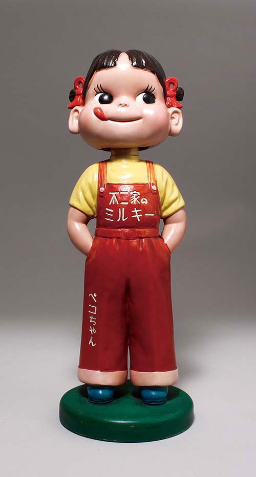 不二家 ペコちゃんカウンターサイズ セルロイド人形