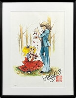 PG-3897]テレサの祈り シルクスクリーン 松本零士