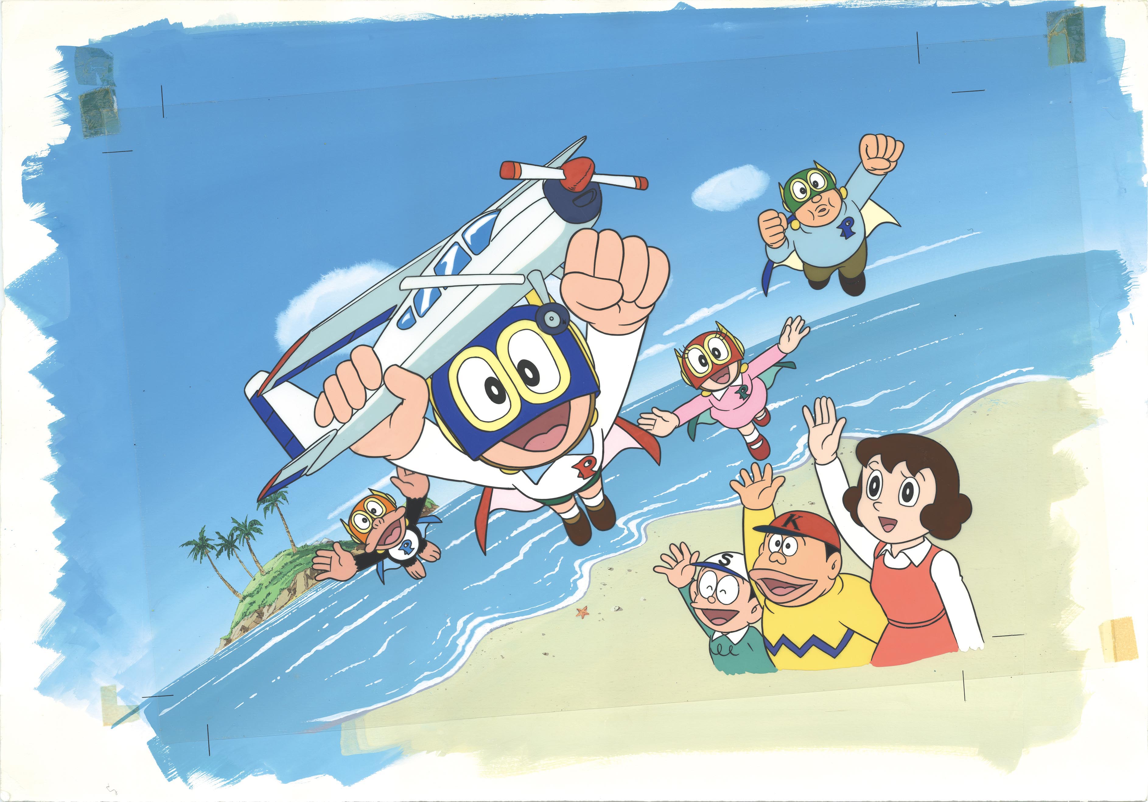 8502］ パーマン 版権セル / 2号/1号/3号/4号/サブ/カバ夫/ミチ子