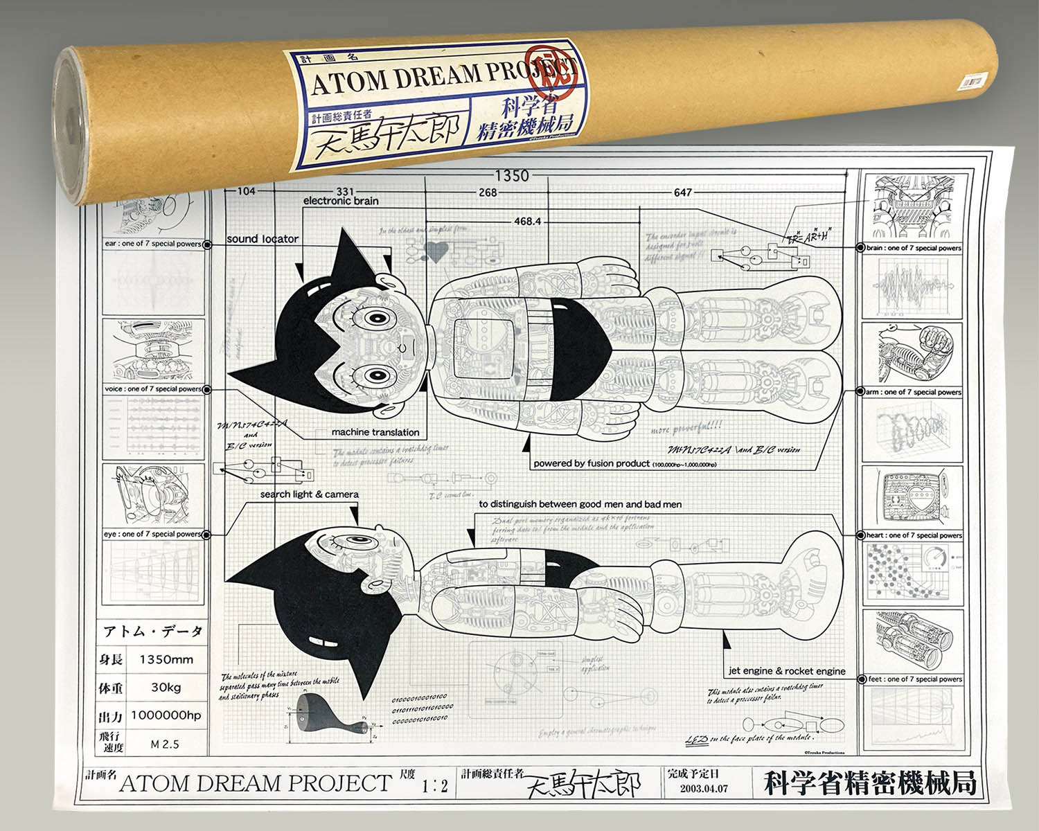 2020] 鉄腕アトム 1/2設計図