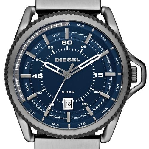 ディーゼル 時計 メンズ ロールケージ DZ1753 ガンメタル×ネイビー