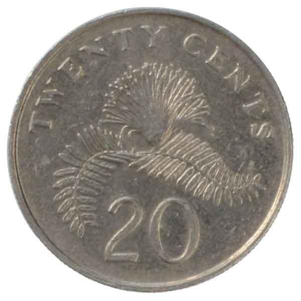 シンガポール20セント硬貨|コレクターズショップトモリンズ24