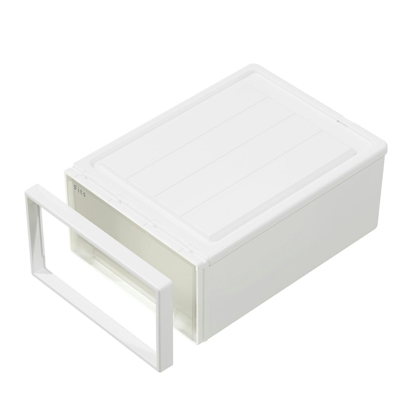 フィッツ ケース 53-44M ホワイトクリア インテリア 引出式