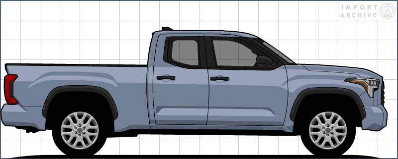 Toyota Tundra (2022-) Paint Colors and Brochures - ImportArchive