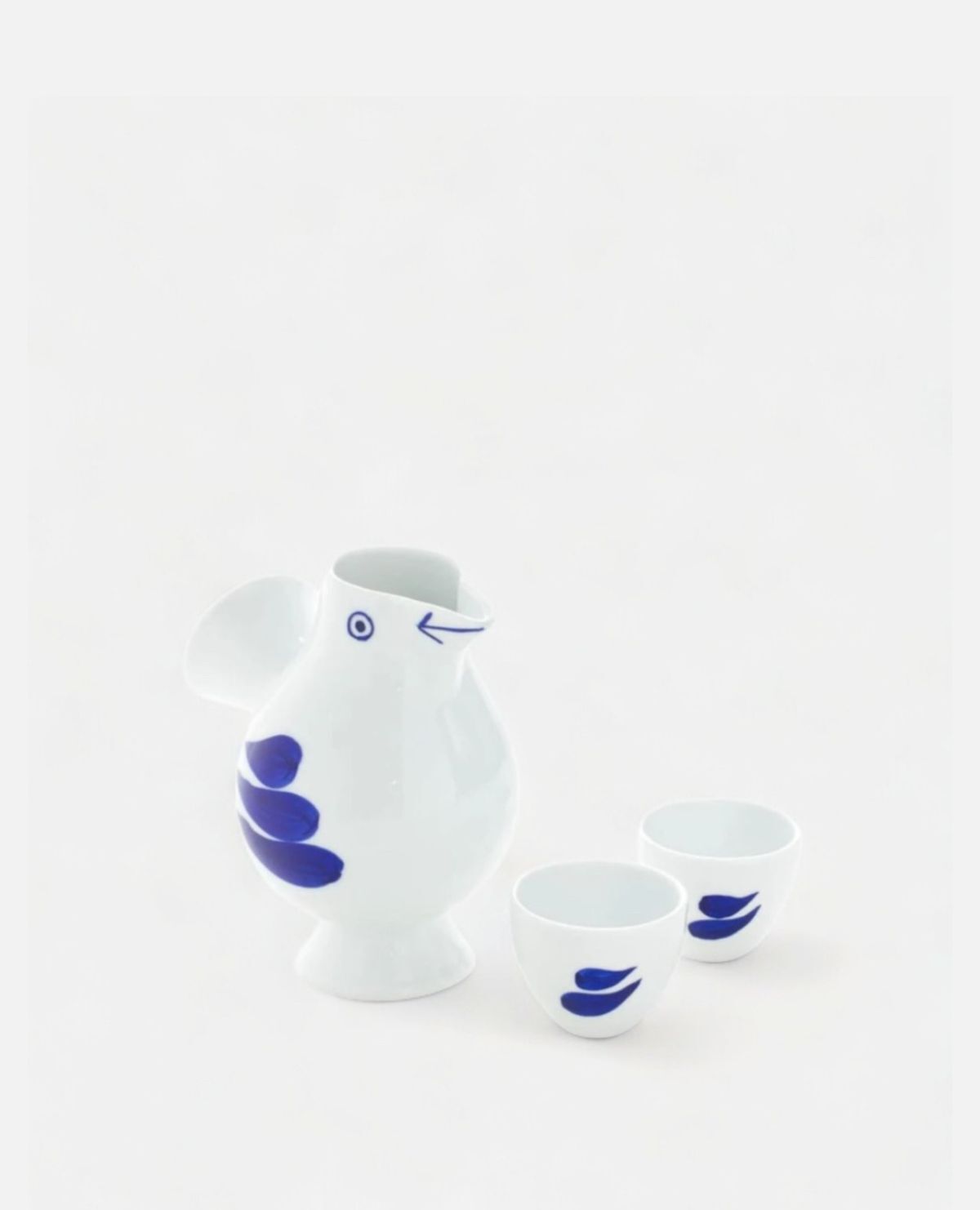 徳利とお猪口 おさけとり 波佐見焼｜リサ・ラーソン / Lisa Larson