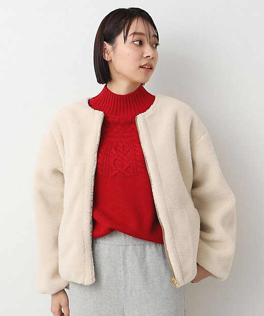 リバーシブル】ボア×キルトブルゾン（2002347373） | Dessin