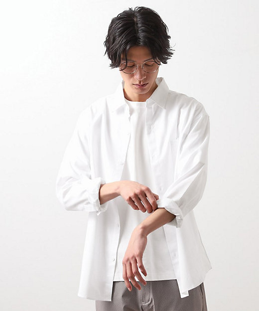 綿麻ポリCOOLMAX（R）長袖シャツ（2002433223