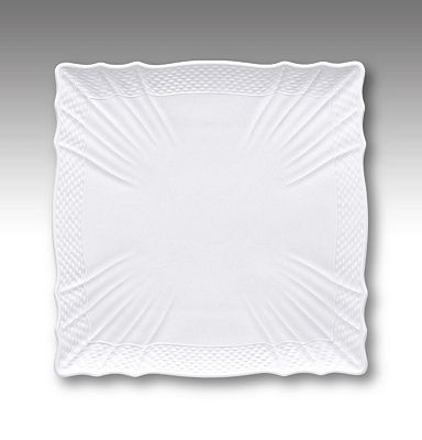 ベッキオジノリホワイト スクエアプレート27cm | GINORI