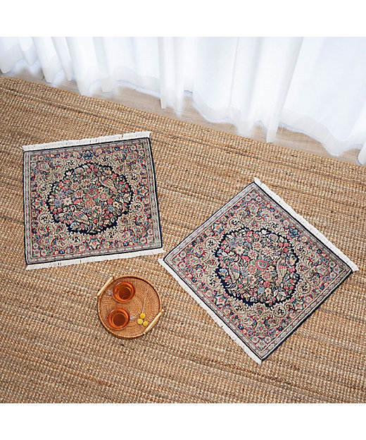 ☆ペルシャ絨毯（手織り）チェアサイズ 2枚セット | 三越伊勢丹