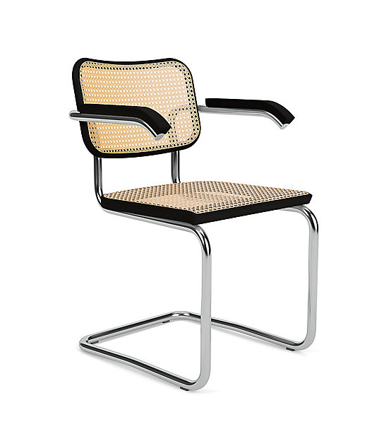 受注商品】チェスカチェア ウィズ アーム ブラック | Knoll/ノル