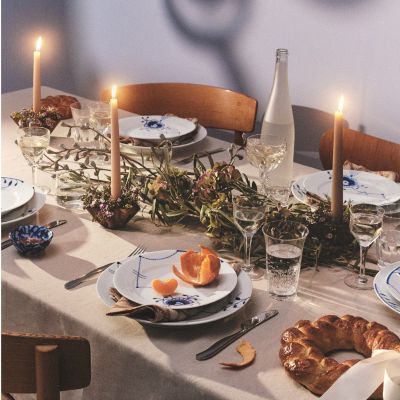 ブルーフルーテッド メガ プレート27cm No．6 | ROYAL