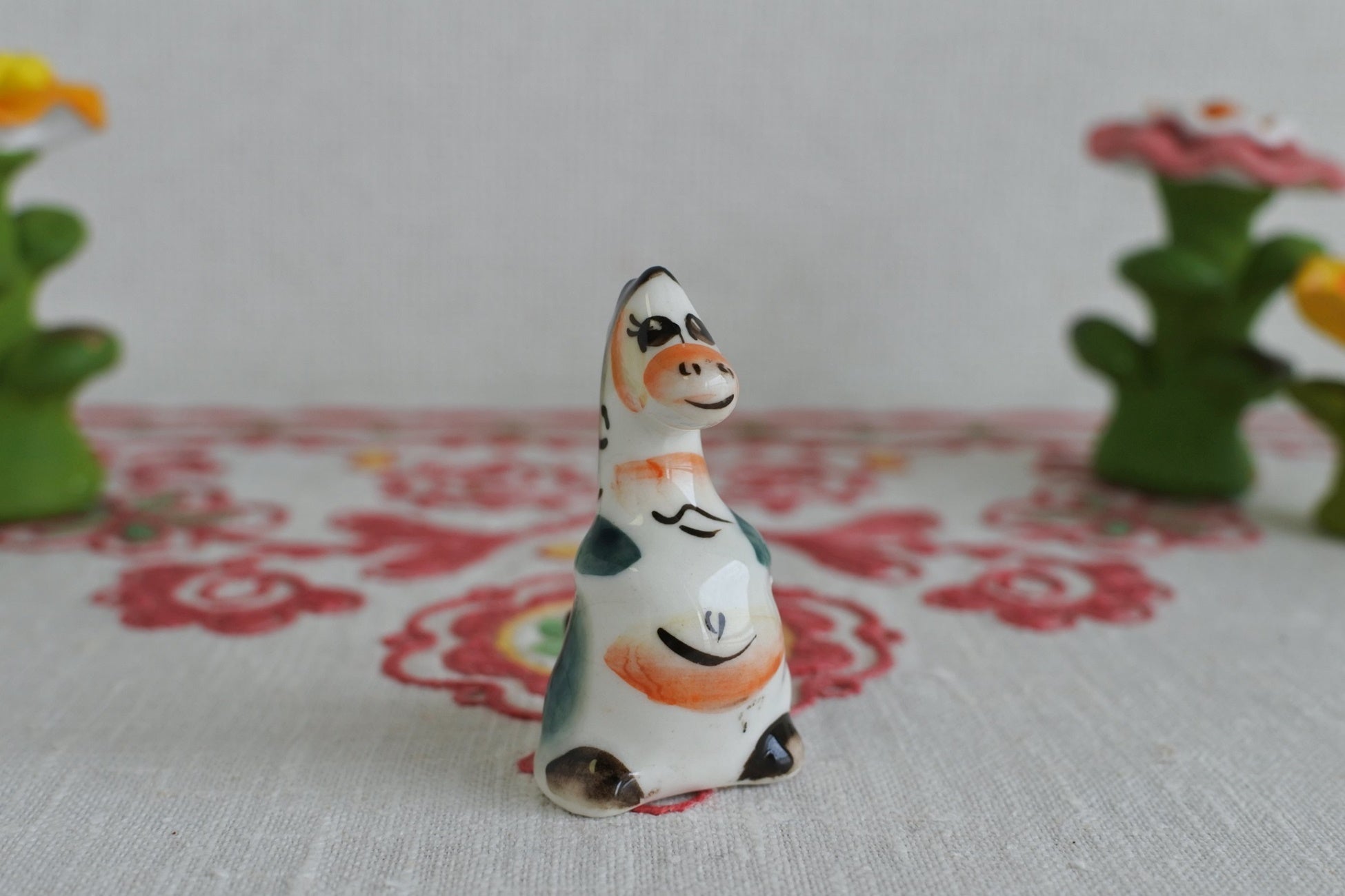 2024年干支 辰年 ロシア製陶器 置物 ドラゴン ロシア雑貨いりえの