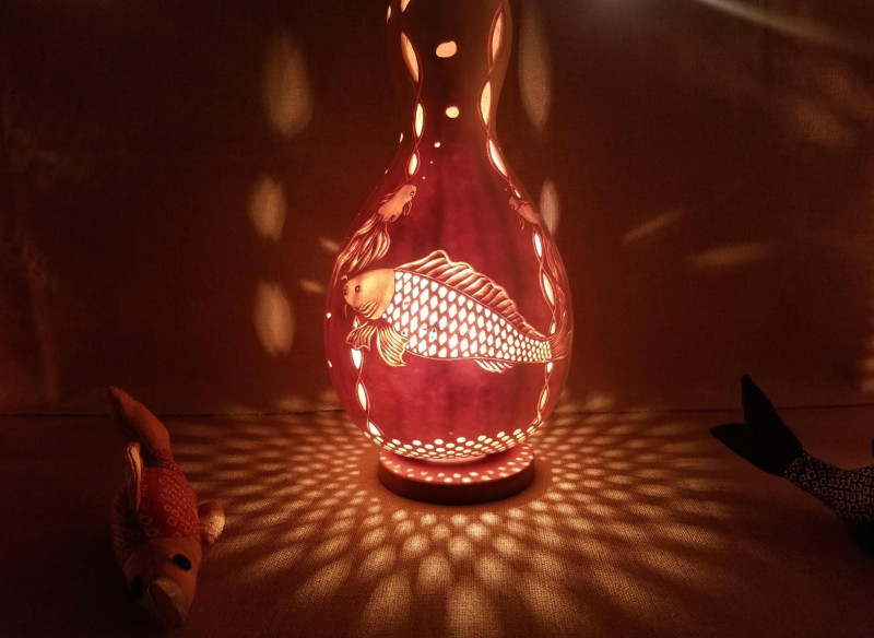 茨城】繊細な「ひょうたんランプ」の世界。弘道館鹿島神社で展示会が