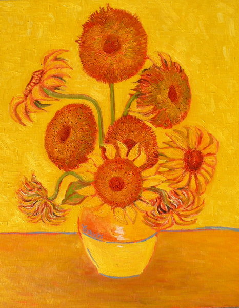 ひまわり(模写)」 by 野沢嘉昭｜Artmeter｜暮らしを彩るアートが