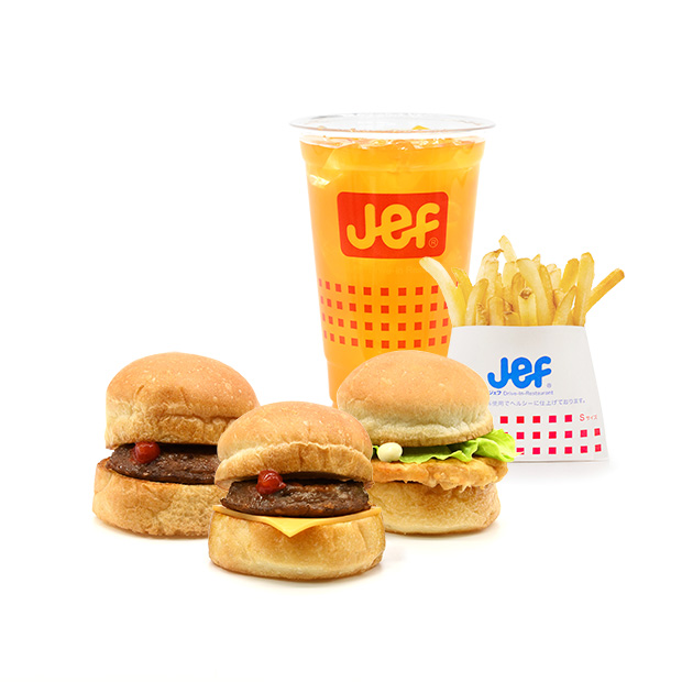 ミニバーガーセット - ジェフ沖縄株式会社