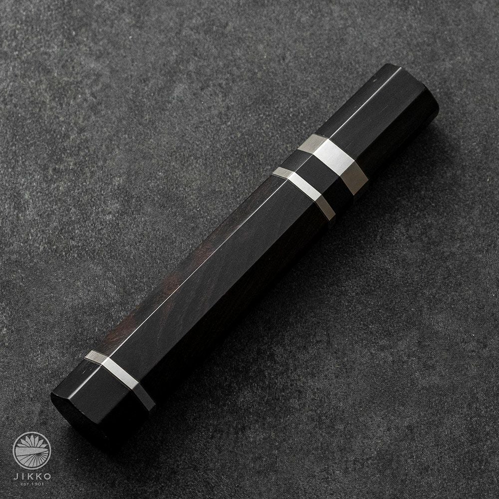 柄交換】黒檀八角 黒水牛銀巻柄 | 包丁通販なら明治33年創業の大阪 堺