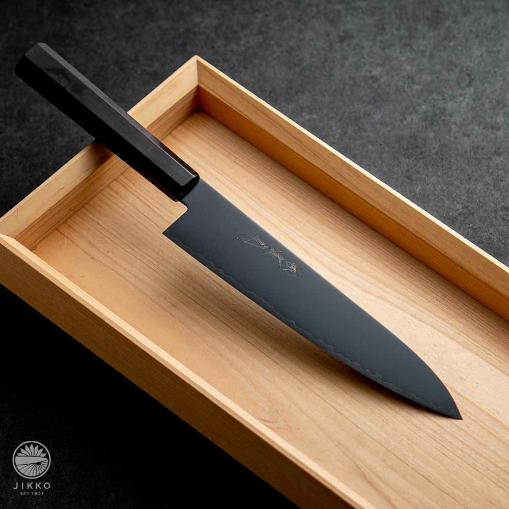 牛刀包丁の通販。洋包丁(両刃包丁)堺の職人がおすすめ 包丁専門 堺實光