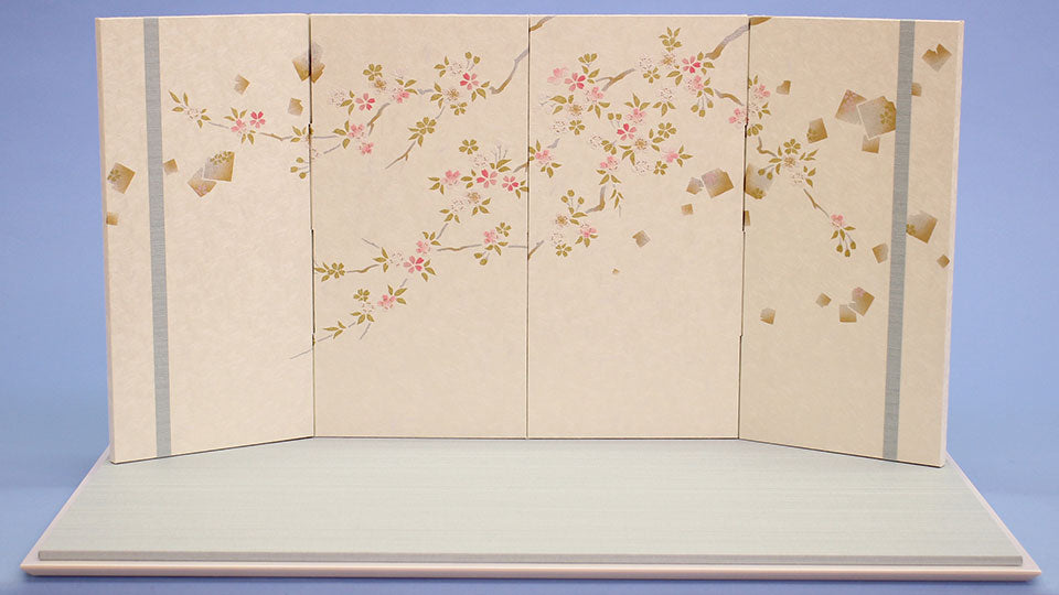 99雛人形・平台屏風セット 幅60cm 20号 蒼桜 – 寿鳳人形の東芸