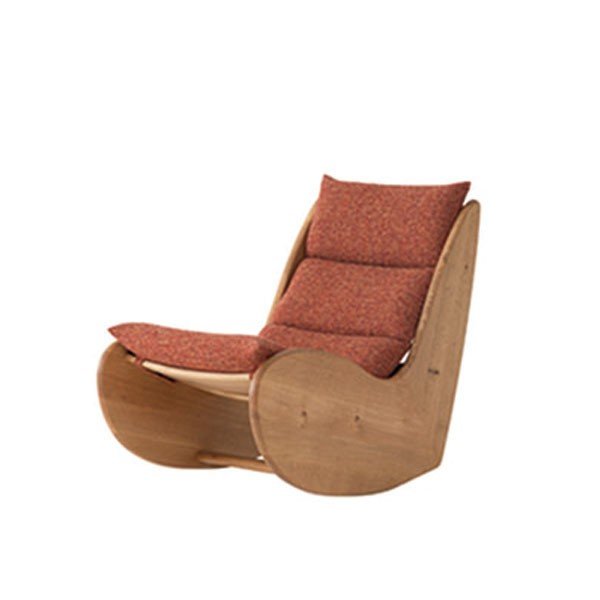 節の活かした温かみのあるデザイン「森のことば」のロッキングチェア