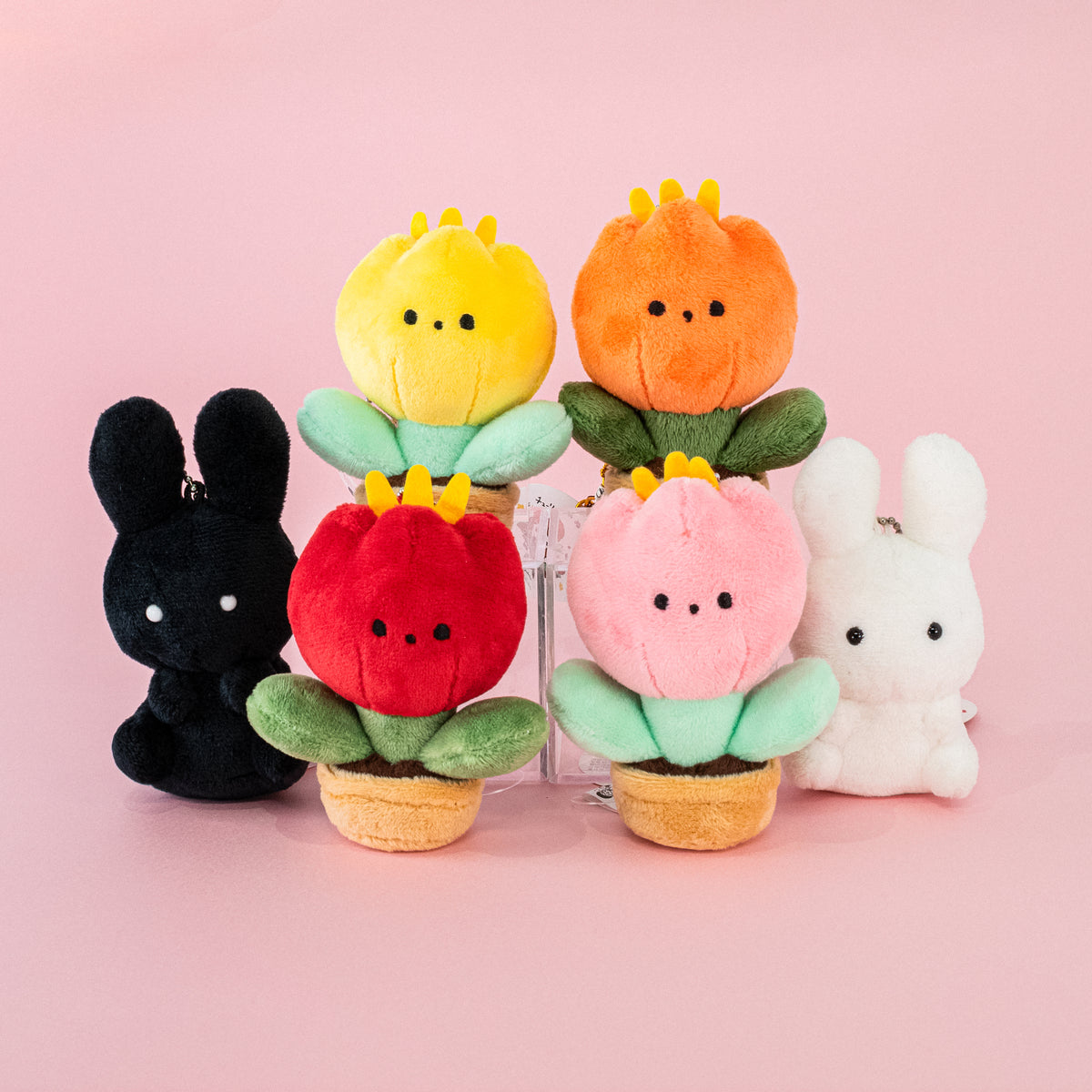 チューリップのぬいぐるみキーホルダー / 黄色 / 須藤はる奈