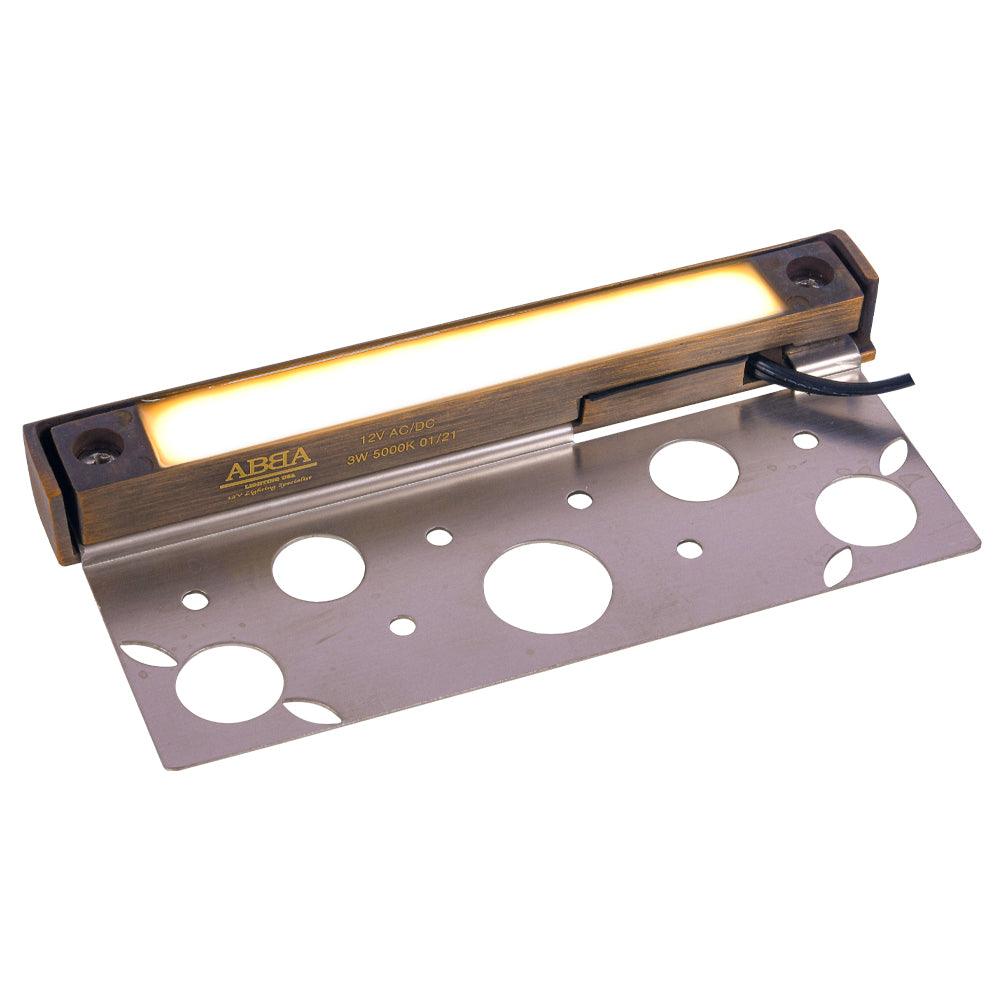 STB12 Brass Retaining Wall Light Hardscape Paver Lighting