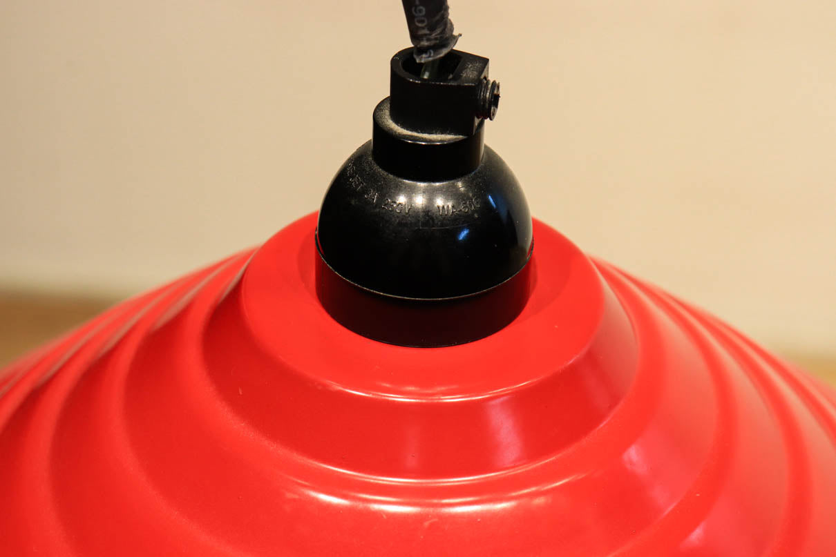 レトロ感溢れる赤い円錐形の電笠 DC4352 – 古福庵 [ KOFUKUAN