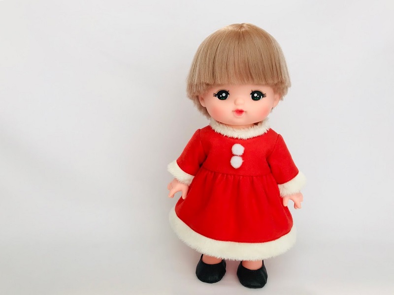 メルちゃん・ソランちゃん【サンタワンピース】作り方と無料型紙