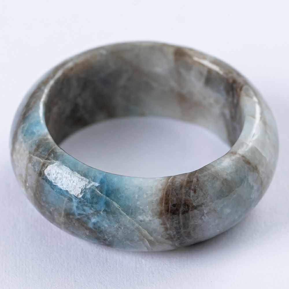 指輪／青色（入コン沢）ヒスイ | 糸魚川翡翠工房こたき