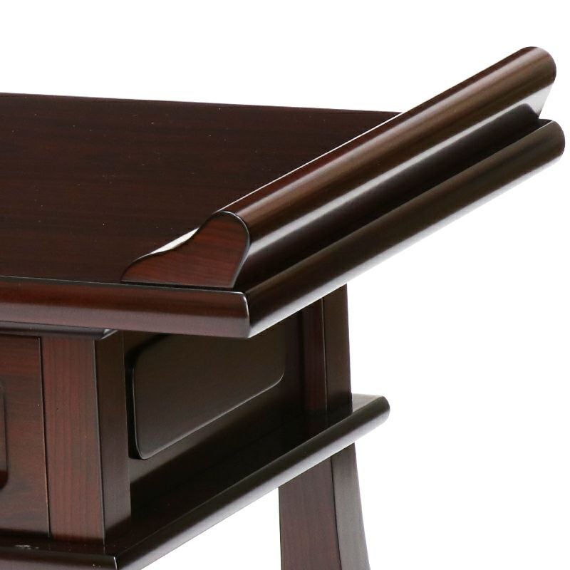 経机 仏具 紫檀調・黒檀調・ケヤキ調 20号 幅60cm 仏具 仏壇机 仏壇