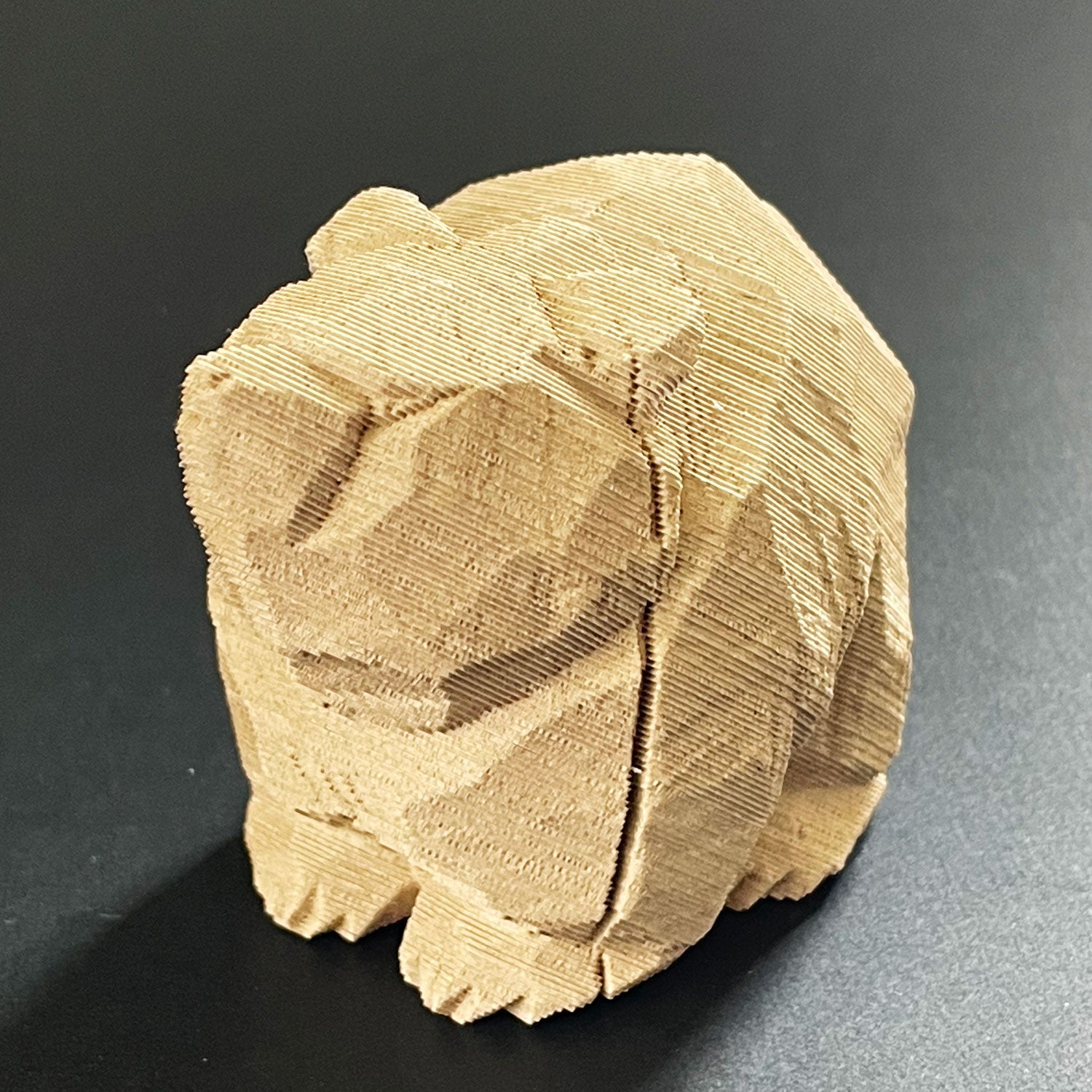 柴崎重行 – 八雲木彫り熊【熊つみ】