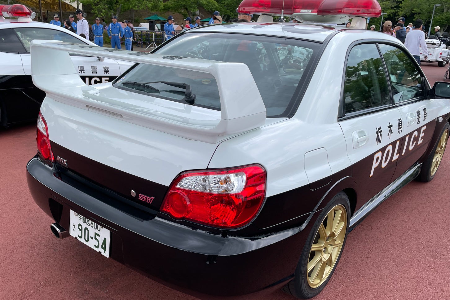 インプレッサ WRX STi」のパトカー！ こいつは速いぞ。栃木県警の