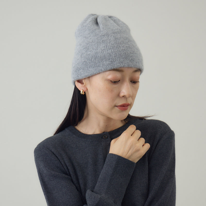 ベビーアルパカ混ニット帽｜ビーニー kuros'別注色 日本製 – kuros.style