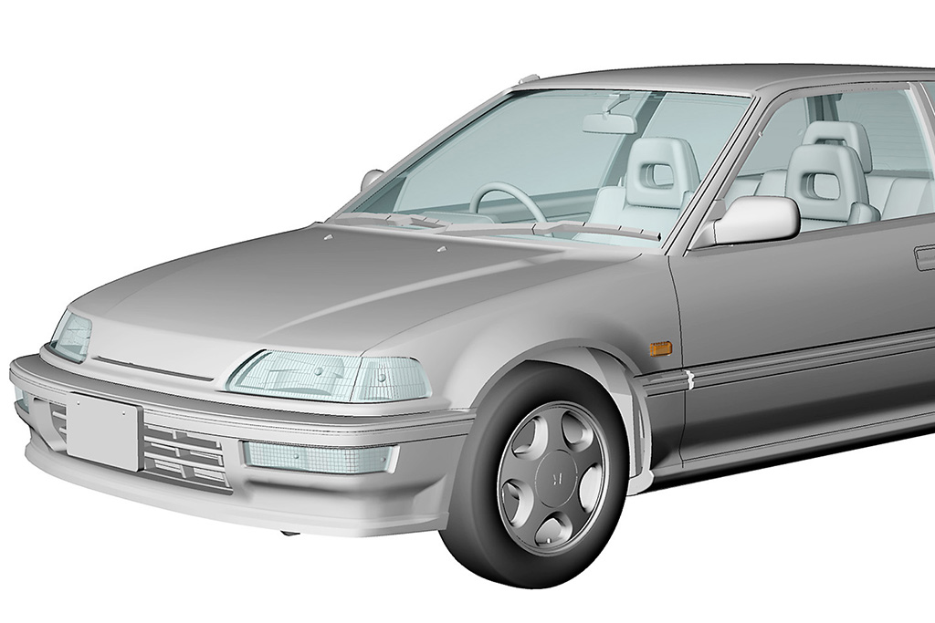 ハセガワから「グランドシビック」の1/24プラモデルが2025年3月発売
