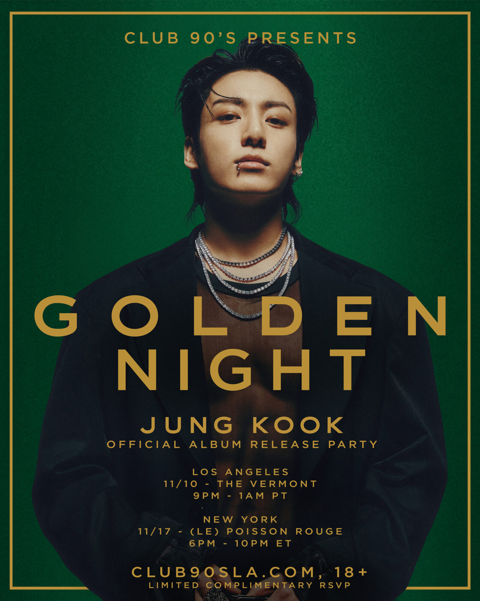 GOLDEN NIGHT' the official 'GOLDEN' Album Release Party - LPR