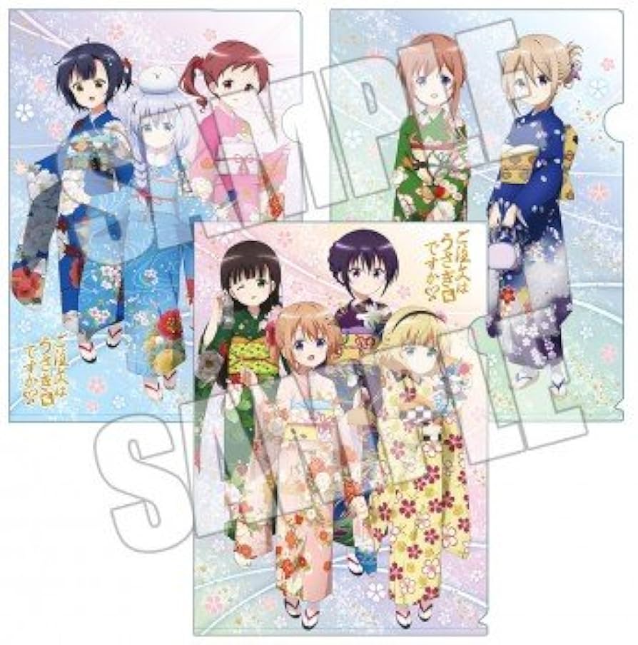 Amazon.co.jp: 【ご注文はうさぎですか？？】クリアファイル3枚セット