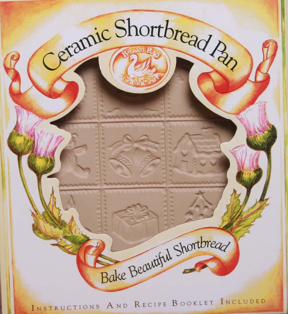 Amazon.com: Brown Bag Design Christmas Shortbread Cookie Pan, 8-1