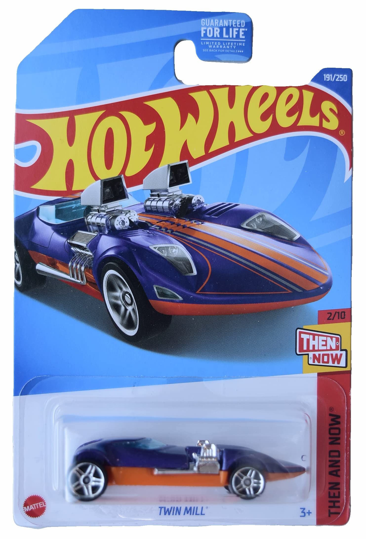 Amazon.com: Hot Wheels Twin Mill (Purple) 2022 Then and Now : Toys