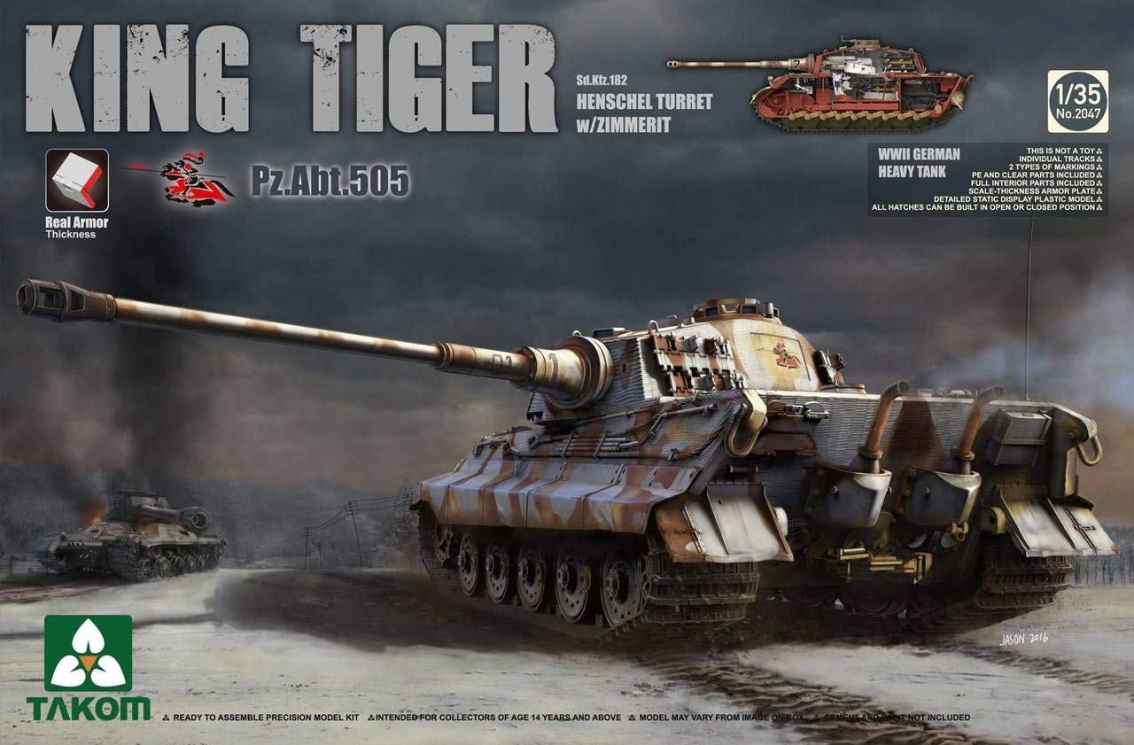 Amazon | TAKOM 1/35 ドイツ軍重戦車 キングタイガー ヘンシェル砲塔