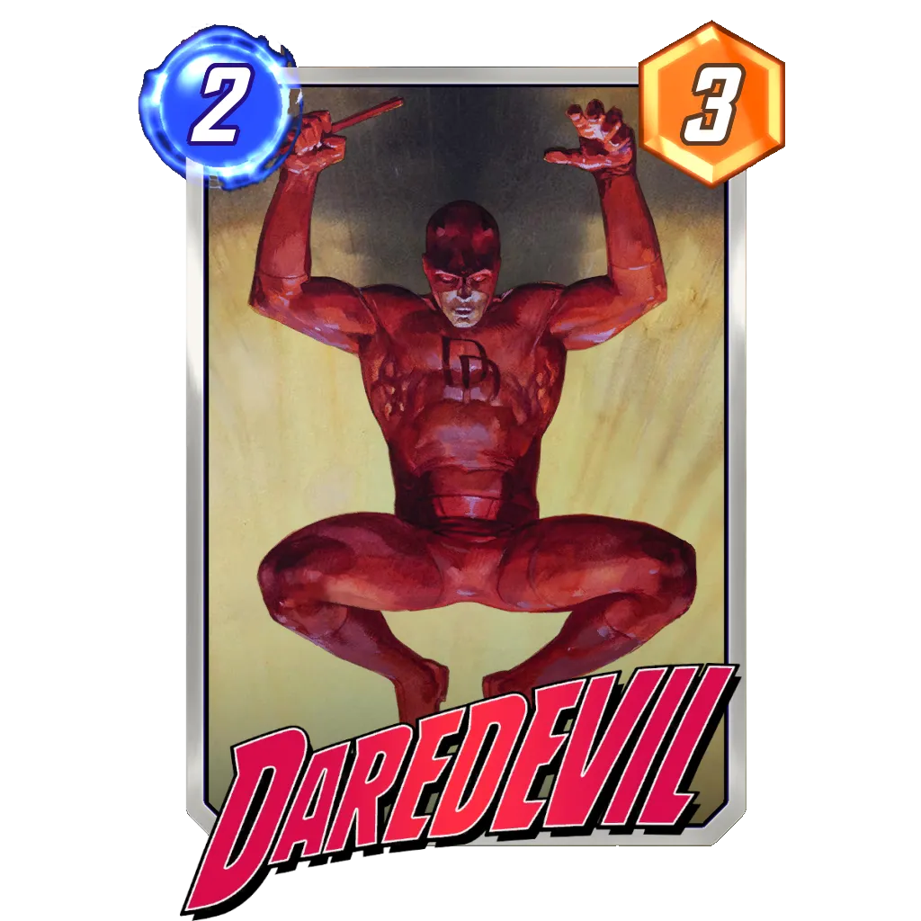 Daredevil Yellow Suit Marvel Snap Card Variant - Marvel Snap Zone