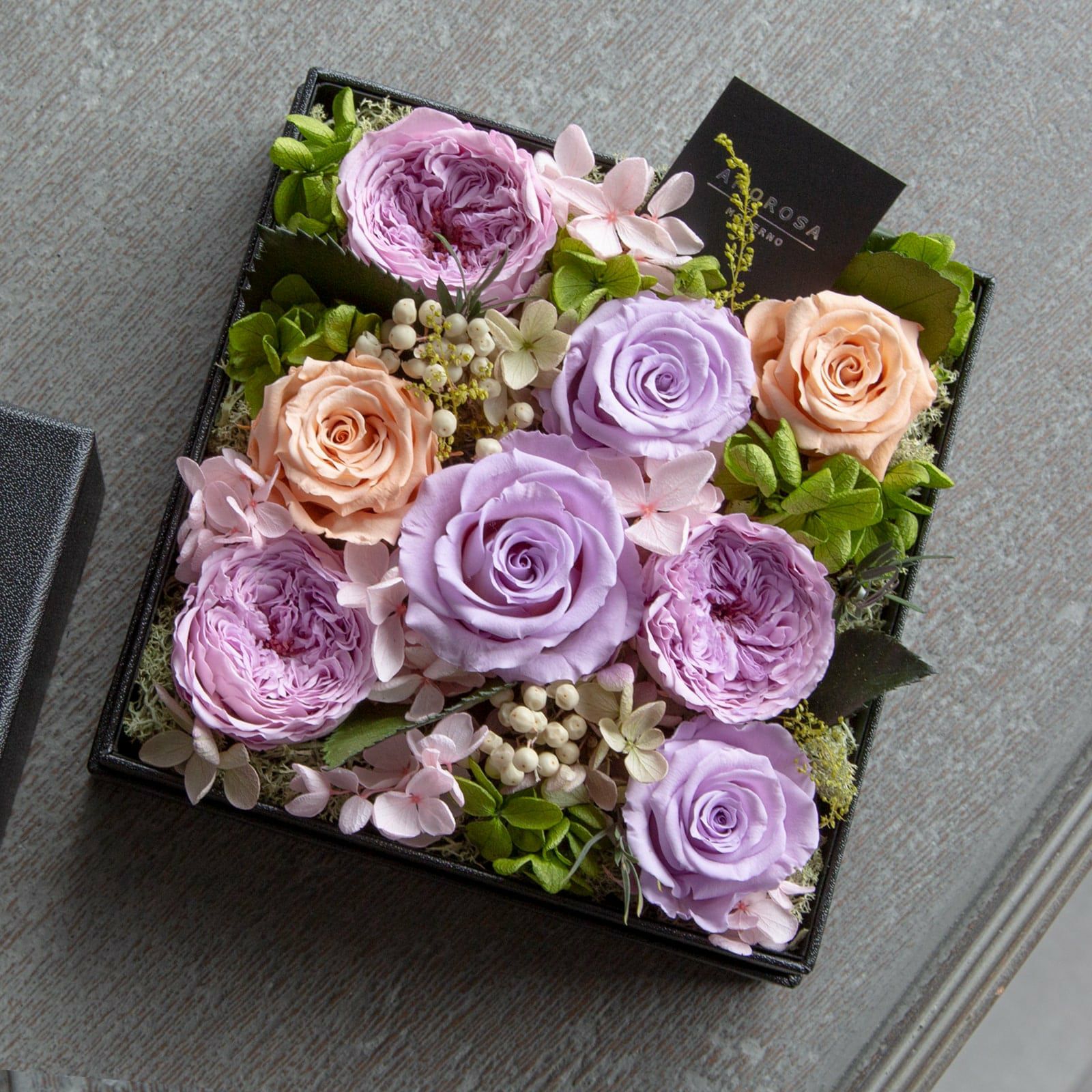 パープル系 | 最高級プリザーブドフラワーのギフト通販ならAMOROSA